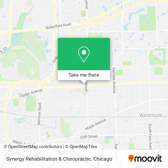 Synergy Rehabilitation & Chiropractic map