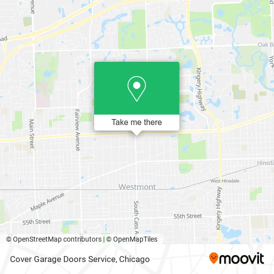 Mapa de Cover Garage Doors Service