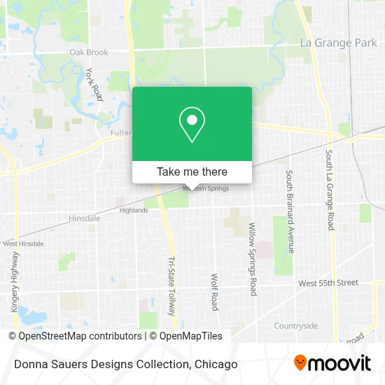Donna Sauers Designs Collection map