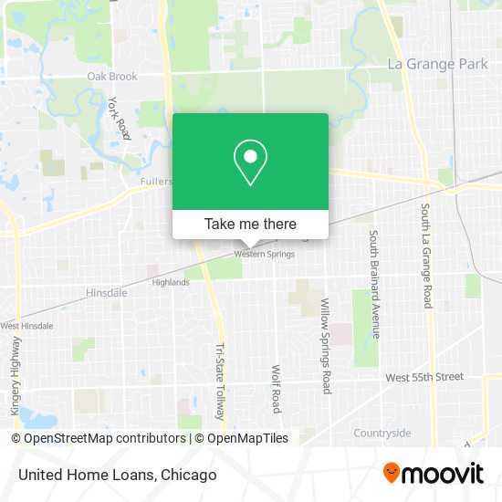 United Home Loans map