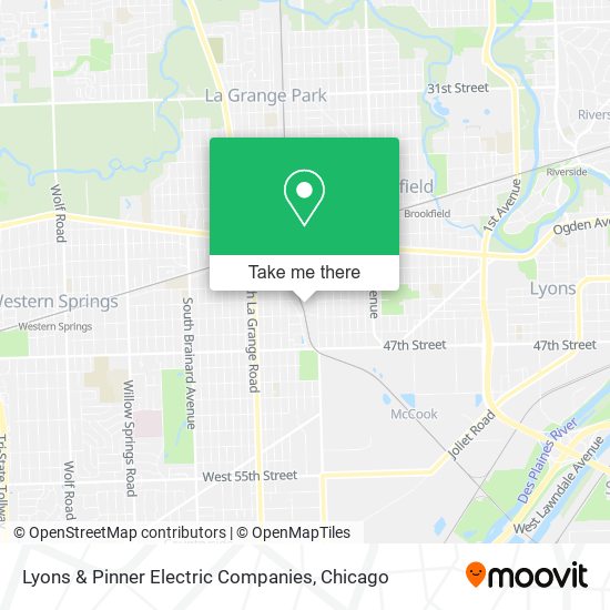 Mapa de Lyons & Pinner Electric Companies