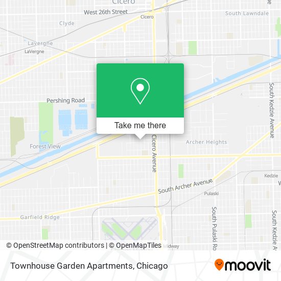 Townhouse Garden Apartments map