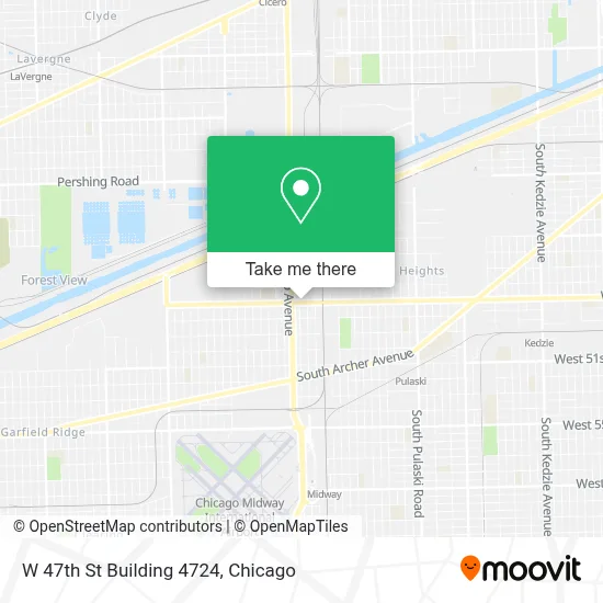 W 47th St Building 4724 map