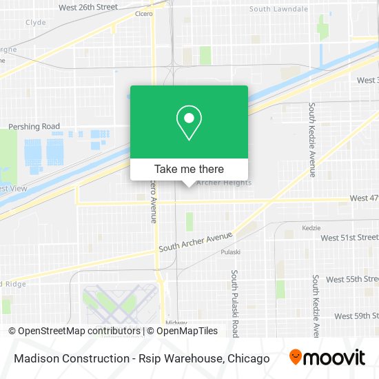 Mapa de Madison Construction - Rsip Warehouse