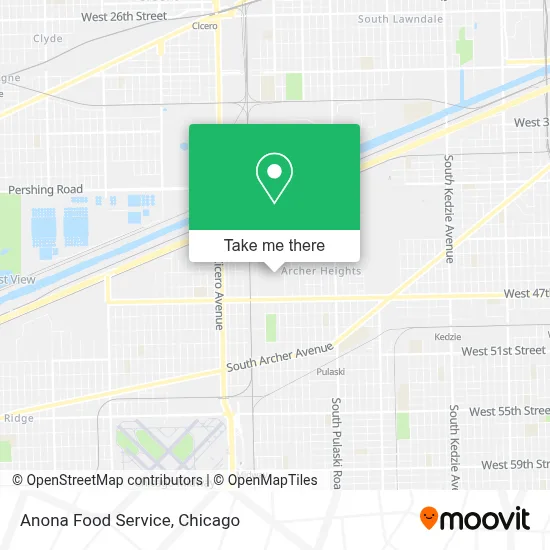 Anona Food Service map