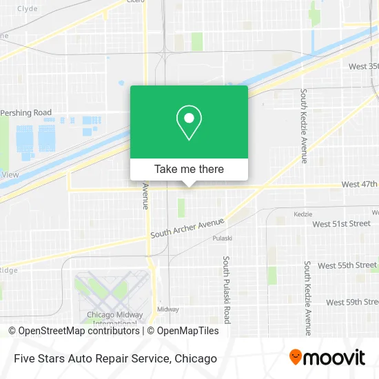 Five Stars Auto Repair Service map