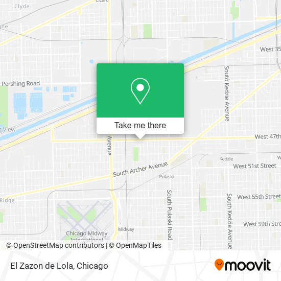 El Zazon de Lola map