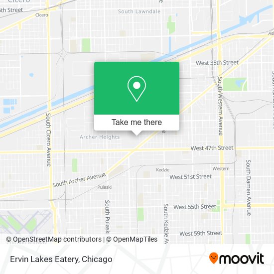 Ervin Lakes Eatery map