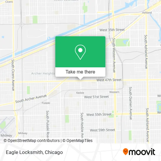 Eagle Locksmith map