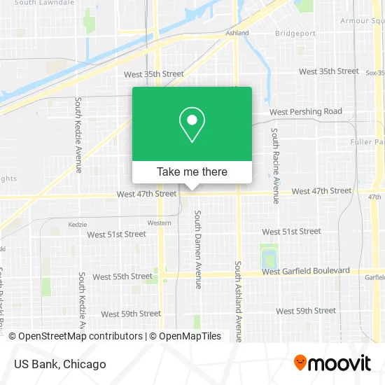 US Bank map