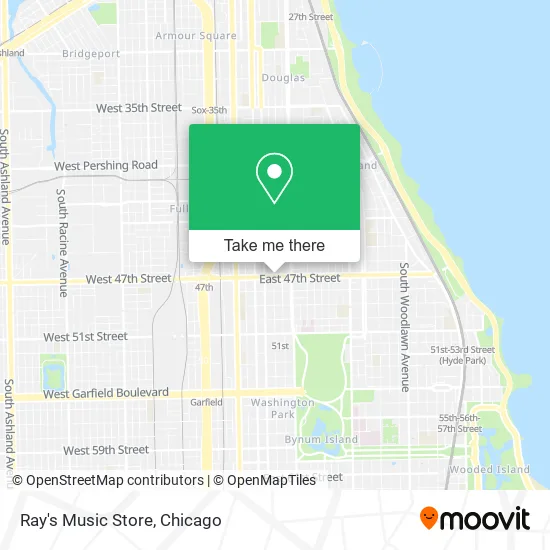 Ray's Music Store map