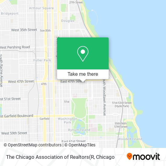 The Chicago Association of Realtors map