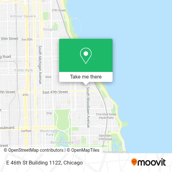 E 46th St Building 1122 map