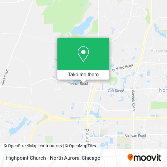 Mapa de Highpoint Church - North Aurora