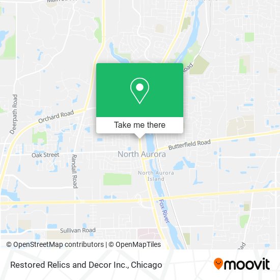 Restored Relics and Decor Inc. map