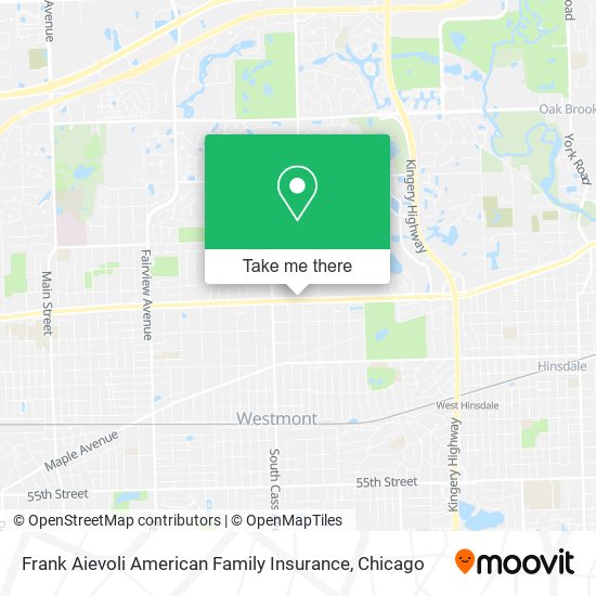 Frank Aievoli American Family Insurance map
