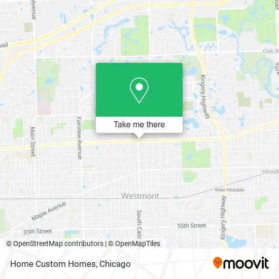 Home Custom Homes map