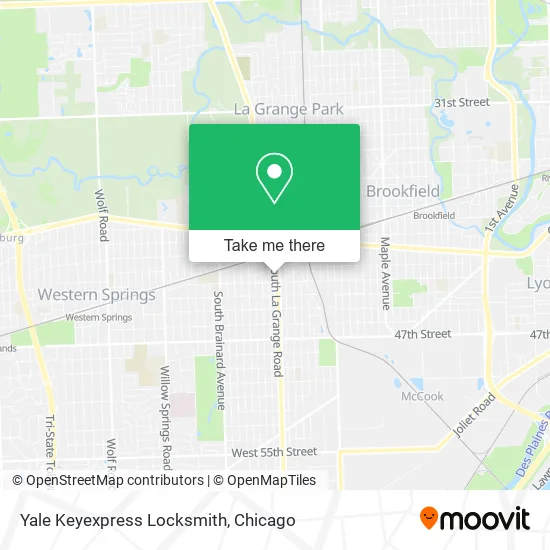 Yale Keyexpress Locksmith map