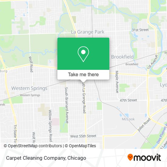 Carpet Cleaning Company map