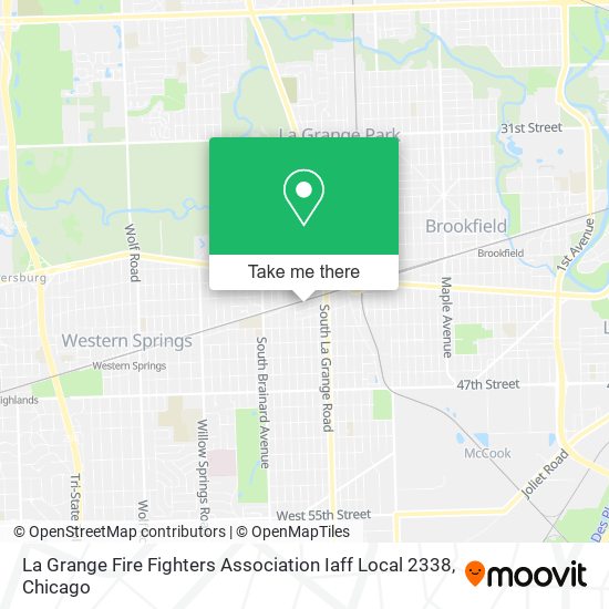 La Grange Fire Fighters Association Iaff Local 2338 map