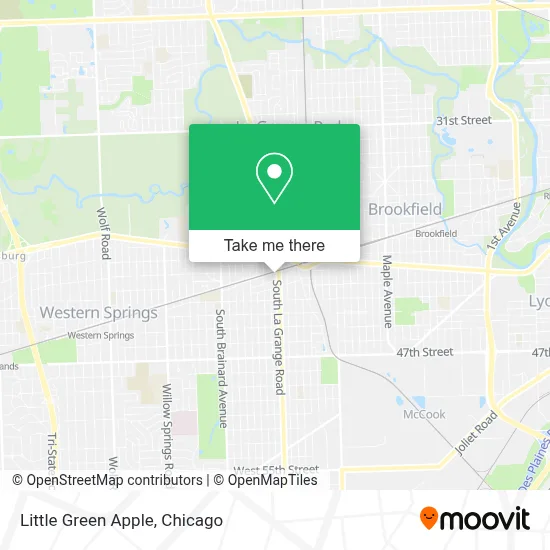 Little Green Apple map