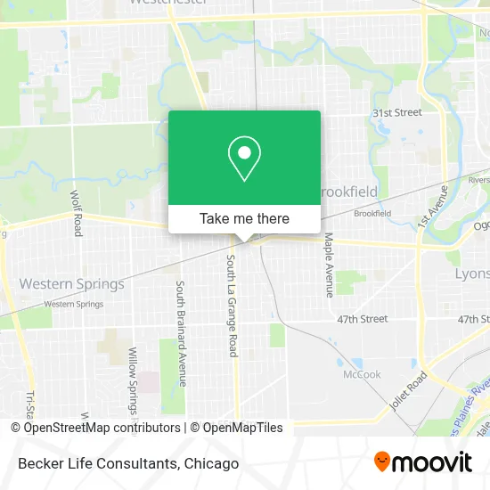 Becker Life Consultants map