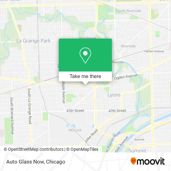 Auto Glass Now map