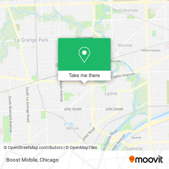 Boost Mobile map