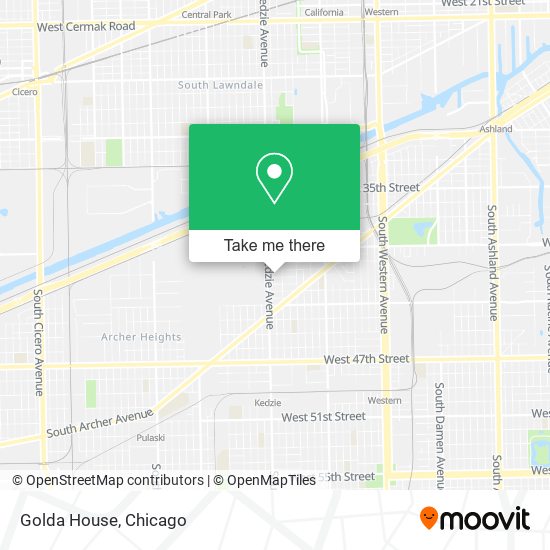 Golda House map