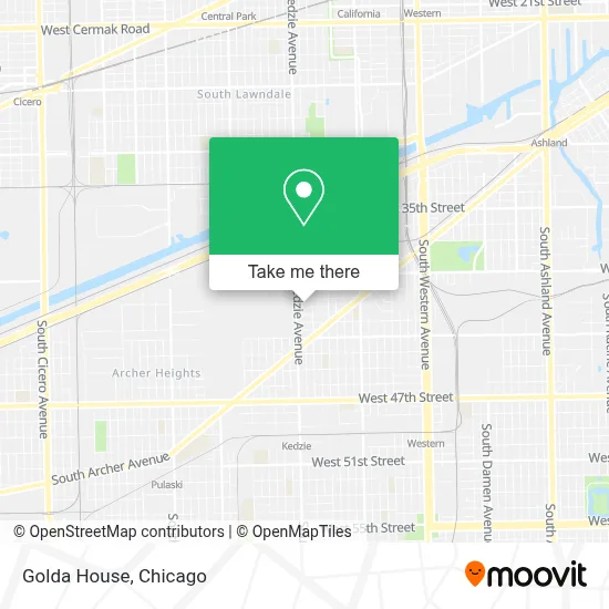 Golda House map