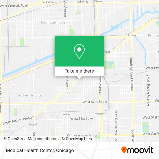 Medical Health Center map
