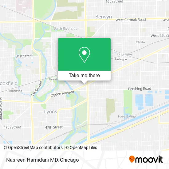 Nasreen Hamidani MD map