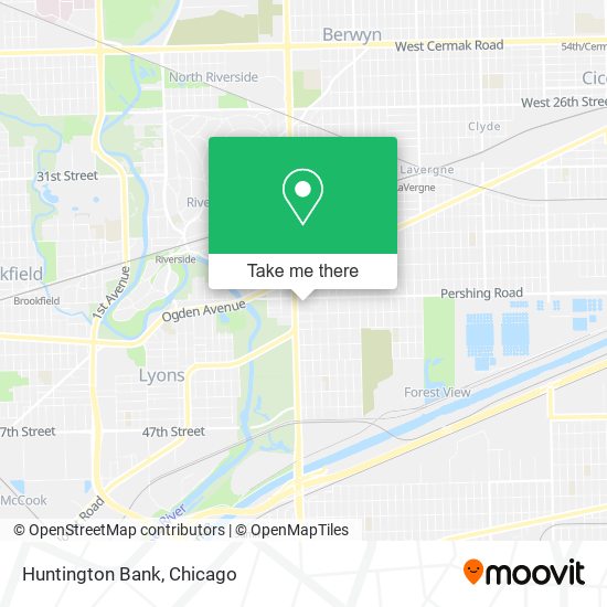 Huntington Bank map