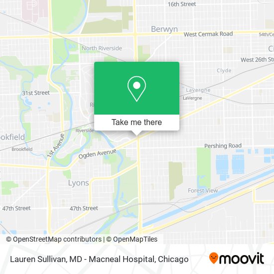 Lauren Sullivan, MD - Macneal Hospital map