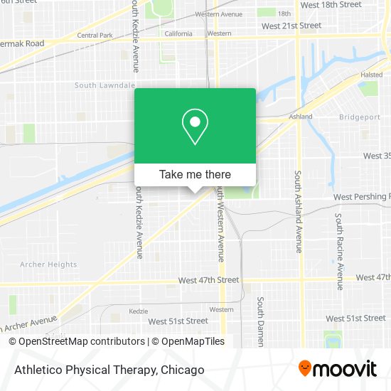 Mapa de Athletico Physical Therapy