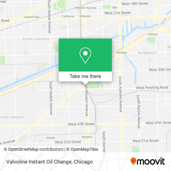 Mapa de Valvoline Instant Oil Change