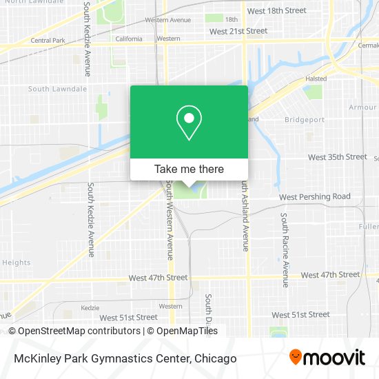 McKinley Park Gymnastics Center map