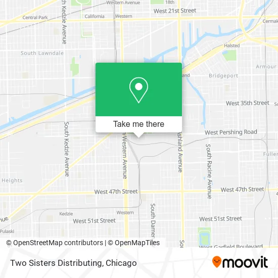 Mapa de Two Sisters Distributing