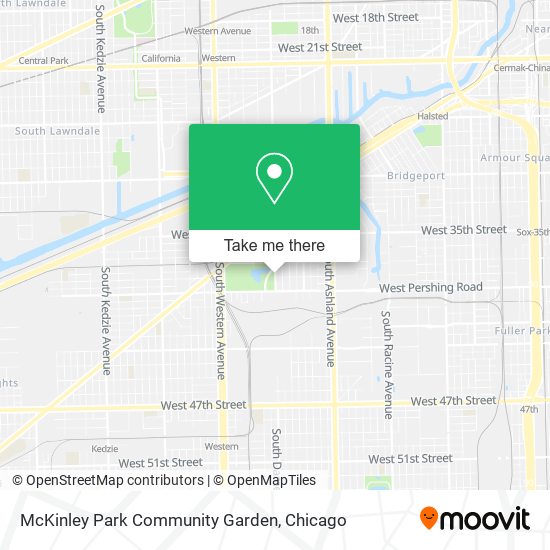 McKinley Park Community Garden map