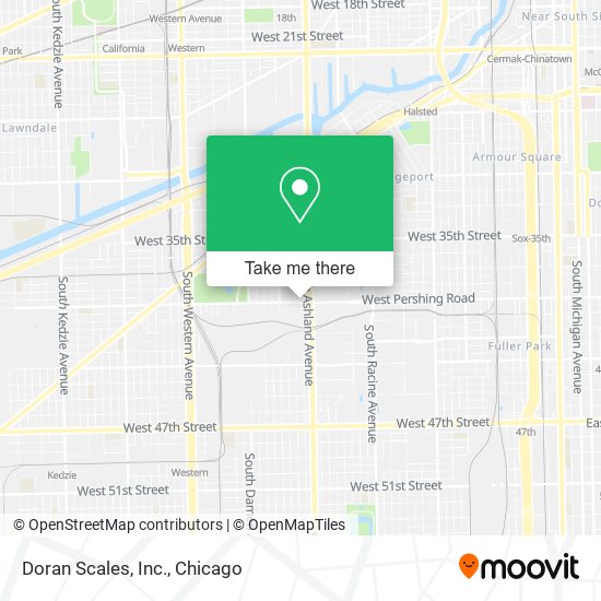 Doran Scales, Inc. map