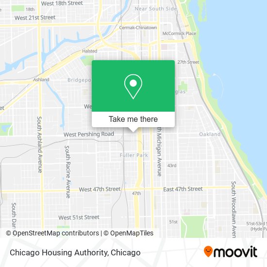 Chicago Housing Authority map