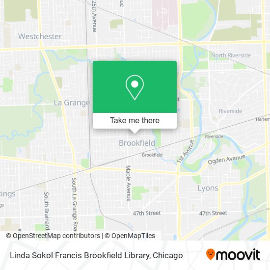 Linda Sokol Francis Brookfield Library map