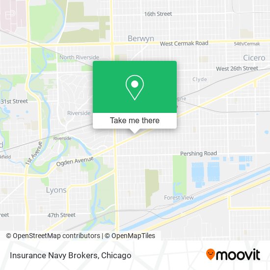 Insurance Navy Brokers map