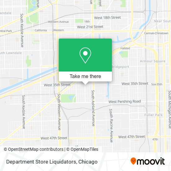 Department Store Liquidators map