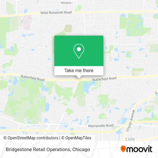 Bridgestone Retail Operations map