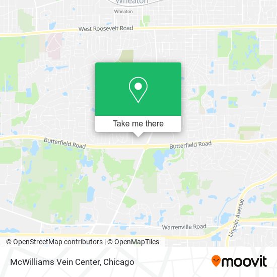 McWilliams Vein Center map