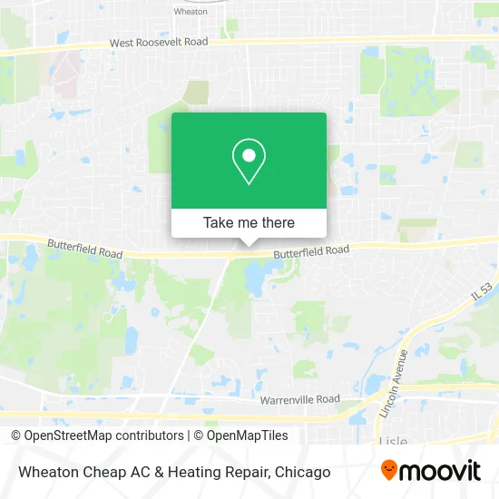 Wheaton Cheap AC & Heating Repair map
