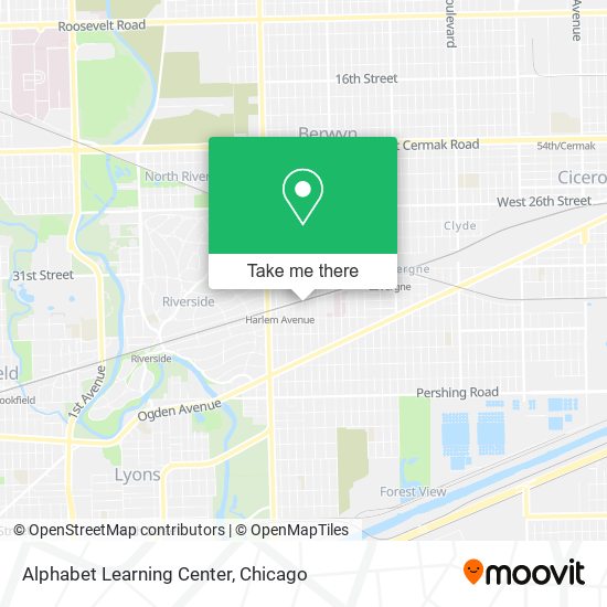 Alphabet Learning Center map