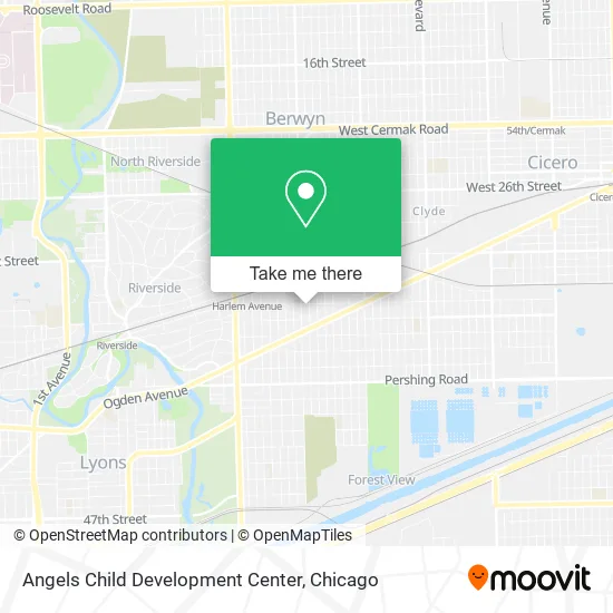 Angels Child Development Center map