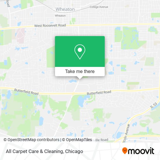 All Carpet Care & Cleaning map